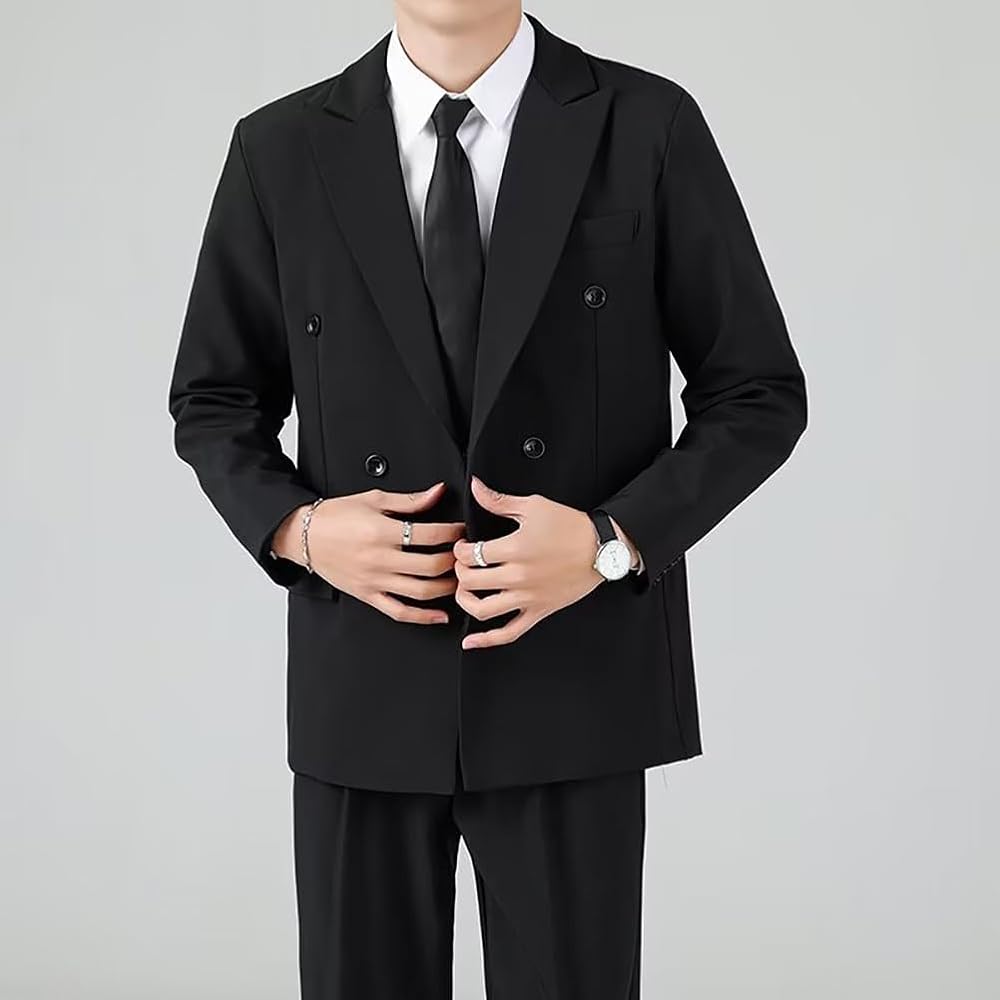 Amazon | [MTKCNTL] スーツジャケット メンズ ダブルボタン